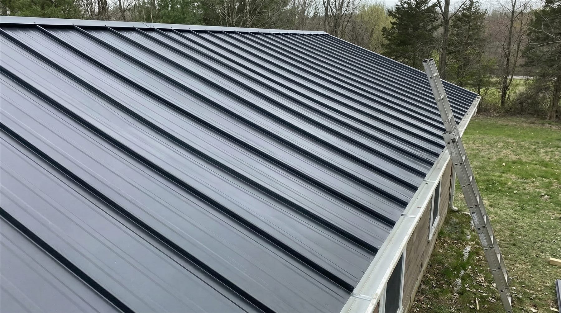 Standing seam metal roof installation - Wake Forest, NC